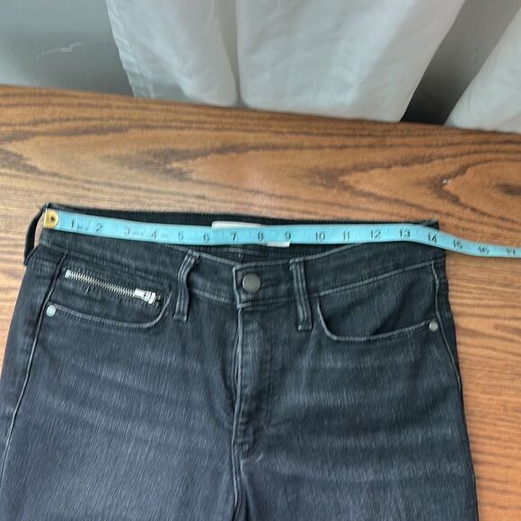 Athleta Sculptek Skinny Jeans in Carbon Black with zippers - Picture 8 of 9